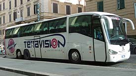 Terravision bus at Termini Station