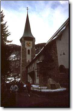Zermatt church Switzerland travel photo