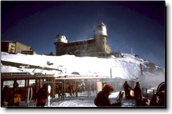 Gornergrat Bahn observatories German Italian Zermatt Switzerland travel photo