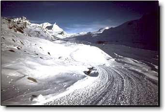 Zermatt Switzerland Blauherd Fluhalp restaurant ski hiking trail travel photo