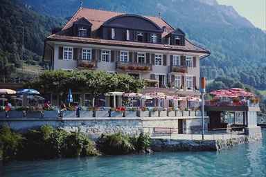 Brienz, Switzerland - hotel on Brienzersee