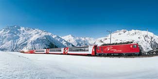 Glacier Express winter photo