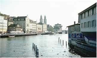 Zürich, Zurich, Switzerland, Limmat River
