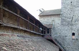 Sentries' gallery at Castle of Chillon, Montreux