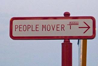 Tronchetto People Mover sign