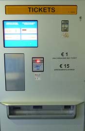 Piazzale Roma People Mover ticket machine