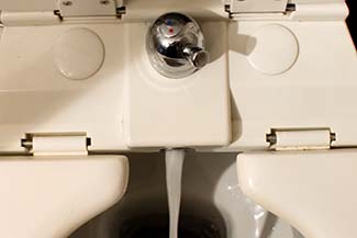 Bidet toilet seat at Hotel Ai Due Fanali