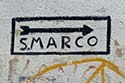 Sign to San Marco in Venice