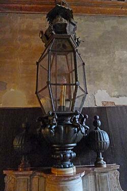 Ship's lamp from Battle of Lepanto