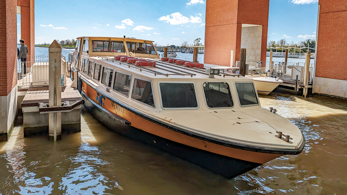 Alilaguna airport boat at Venice Marco Polo Airport