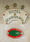 Hotel Scandinavia sign