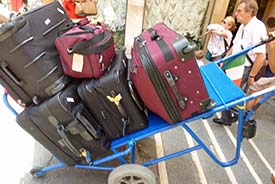 Luggage porter in Venice