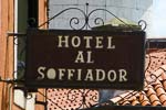 Hotel Al Sofador sign