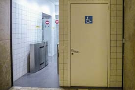 Accessible toilets in Venice railroad station