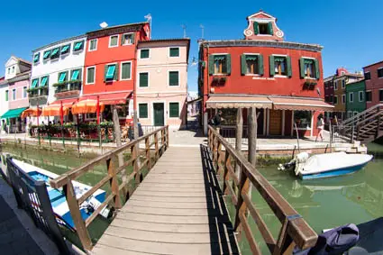 Bridge and houses on Burano