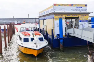 Alilaguna water bus at Venice Marco Polo Airport