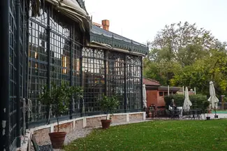 Serra dei Giardini greenhouse facade