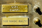 Magic Rialto doorbell and nameplate