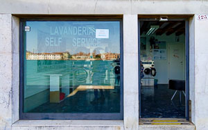 Giudecca laundromat, Venice, Italy