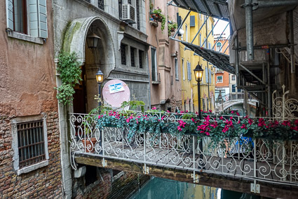 Private bridge in Venice, Italy