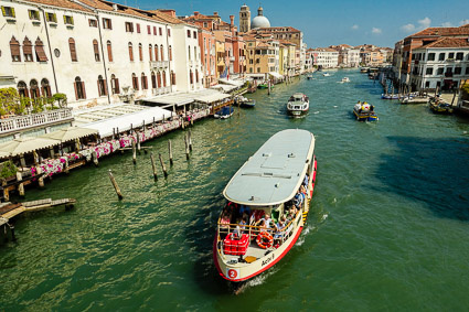Vaporetto Line 1 on Grand Canal, Venice