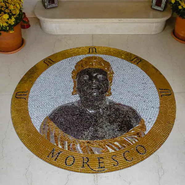 Hotel Moresco mosaid in Venice, Italy.