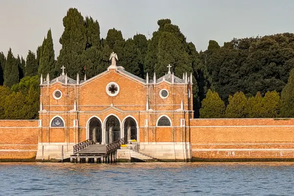 Venice's San Michele cemetery island.