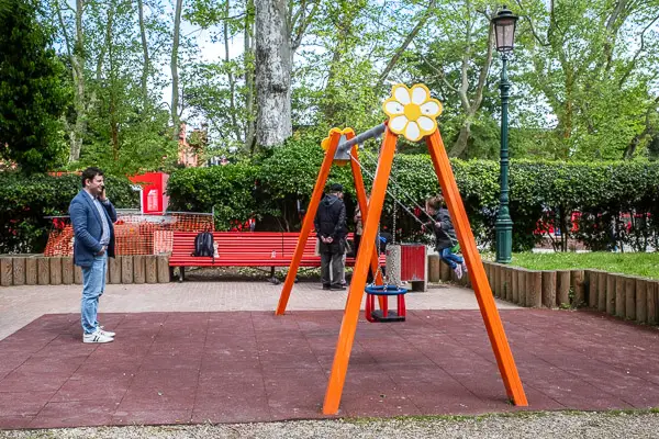 Playground in Giardini Pubblici, Venice.