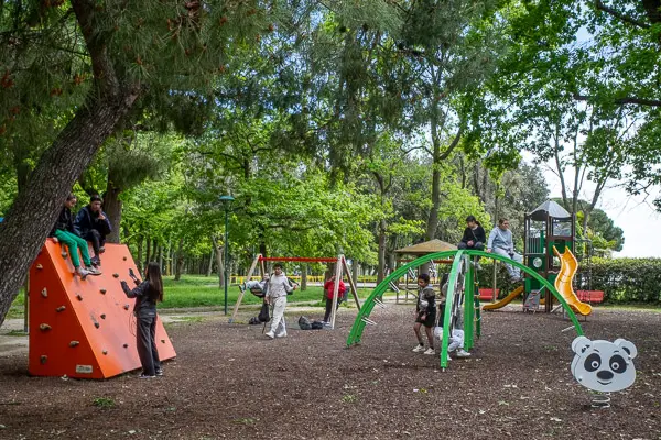 Playground in Parco delle Rimembranze, Venice.
