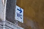 Rialto Novo WC sign, Venice.