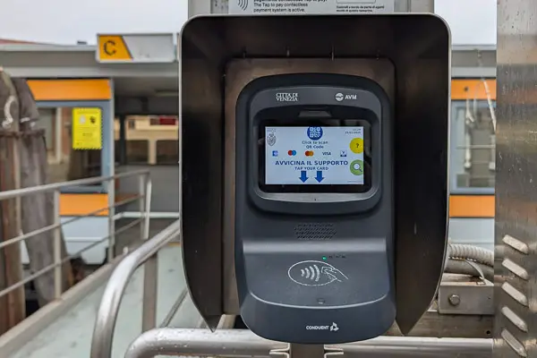 ACTV Tappy 'tap to pay' ticket reader