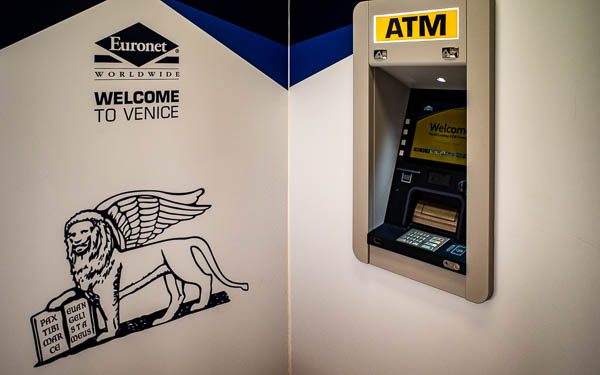 Euronet ATM in Venice, Italy