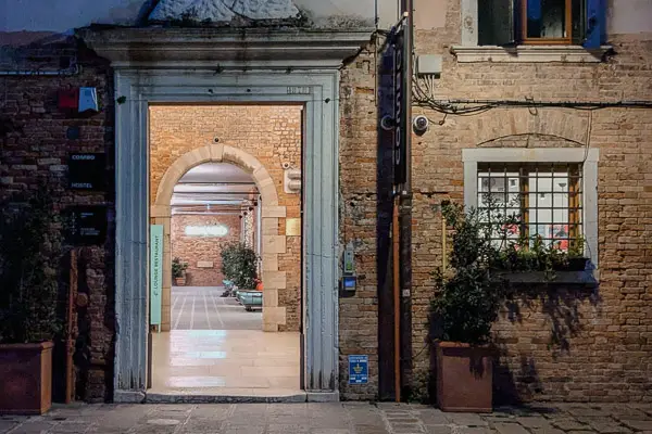 Combo Hostel in Cannaregio, Venice, Italy.