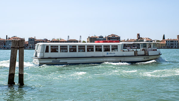 Boat from Venice's Zattere to Terminal Fusina Parking