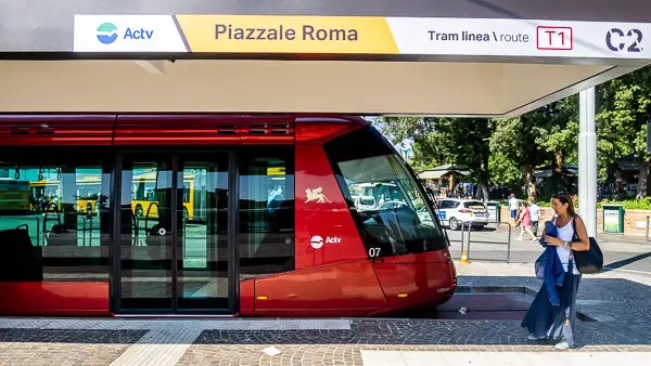 Venice-Mestre T1 tram.