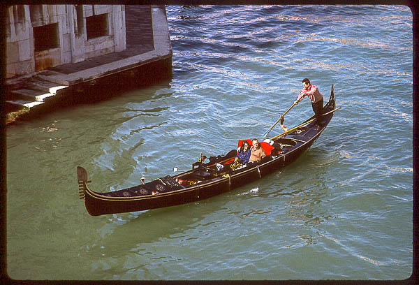 Gondola on Grand Canal, 1999