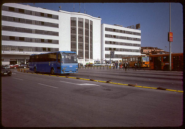 ATVO airport bus in Venice's Piazzale Roma, 1999