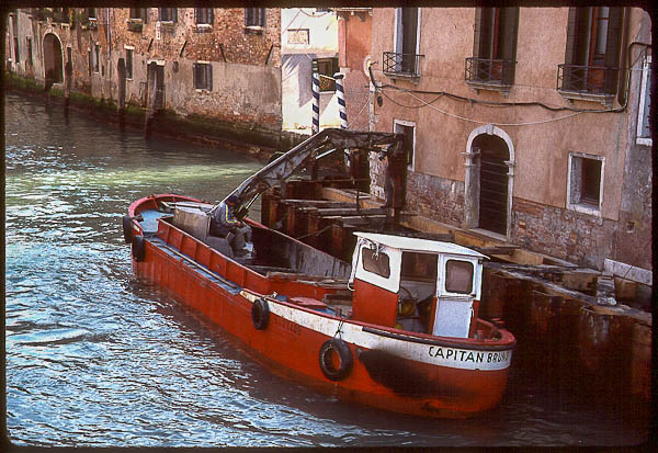 Workboat with crane, Venice, 1999