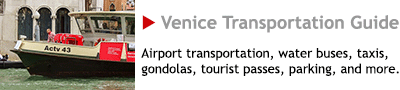 Venice Transportation Guide banner