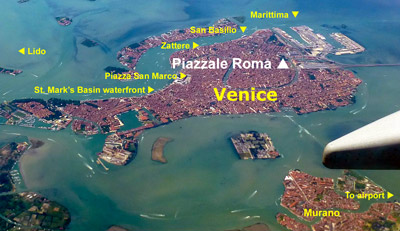 Venice aerial map
