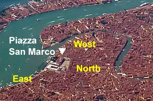 Aerial photo - Piazza San Marco and vicinity