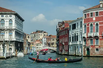 Gondola on Grand Canal, Venice