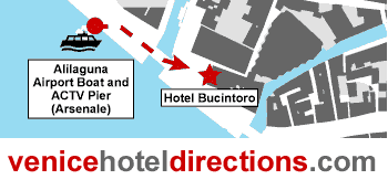 Venice Hotel Directions logo