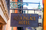 Hotel Acqua Palace sign