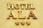 Hotel Ala sign