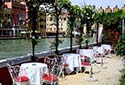 Ca' Nigra tables by Grand Canal