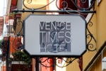 Venice Times Hotel hanging sign
