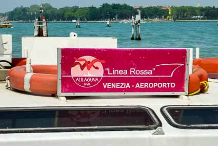 Alilaguna Linea Rossa water bus