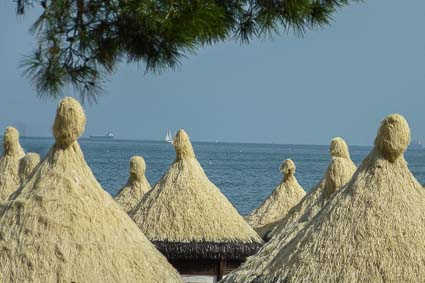 Beach huts on Lido