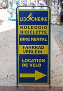 Lido on Bike sign